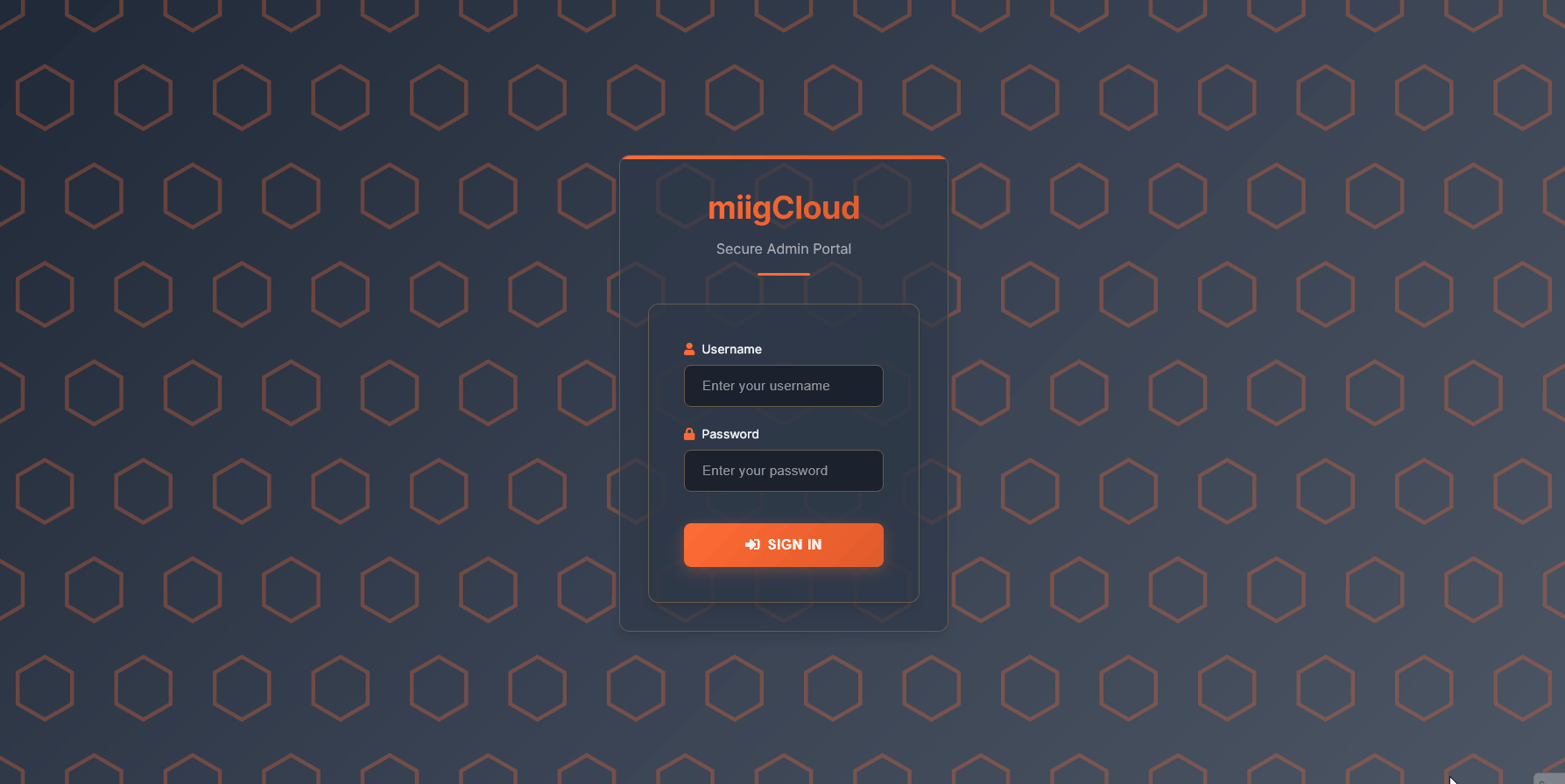 miigCloud Login